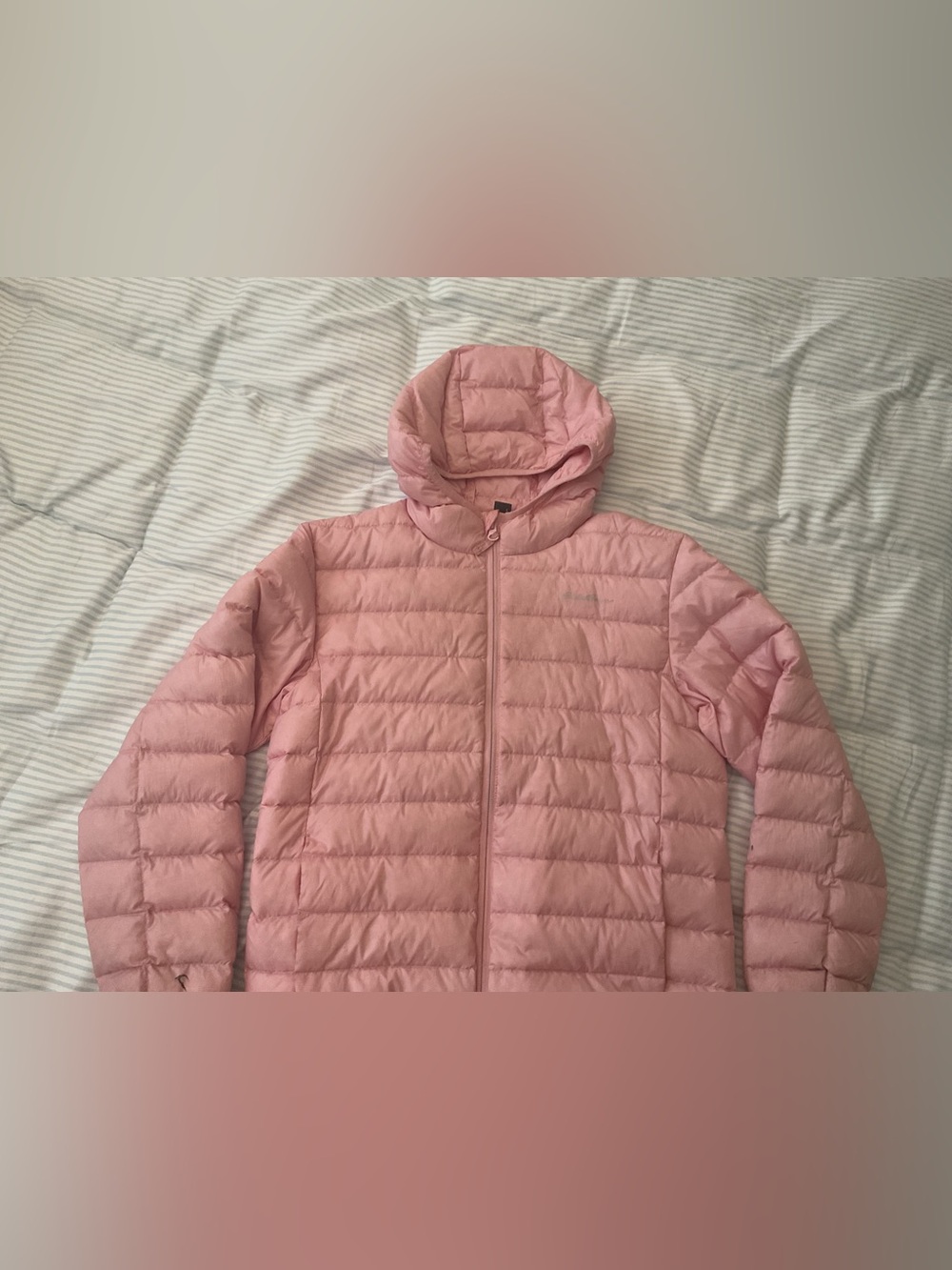 Eddie Bauer kids L (14) puffy pink jacket